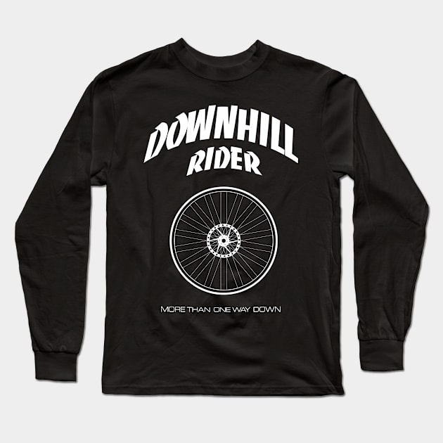 Cool Bmx MTB Mountainbike Downhill bike Gift Long Sleeve T-Shirt by MrTeee